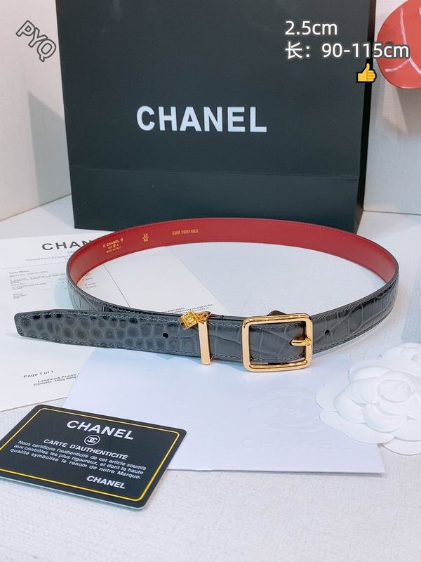 Chanel belt 25mmX90-115cm 8L03
